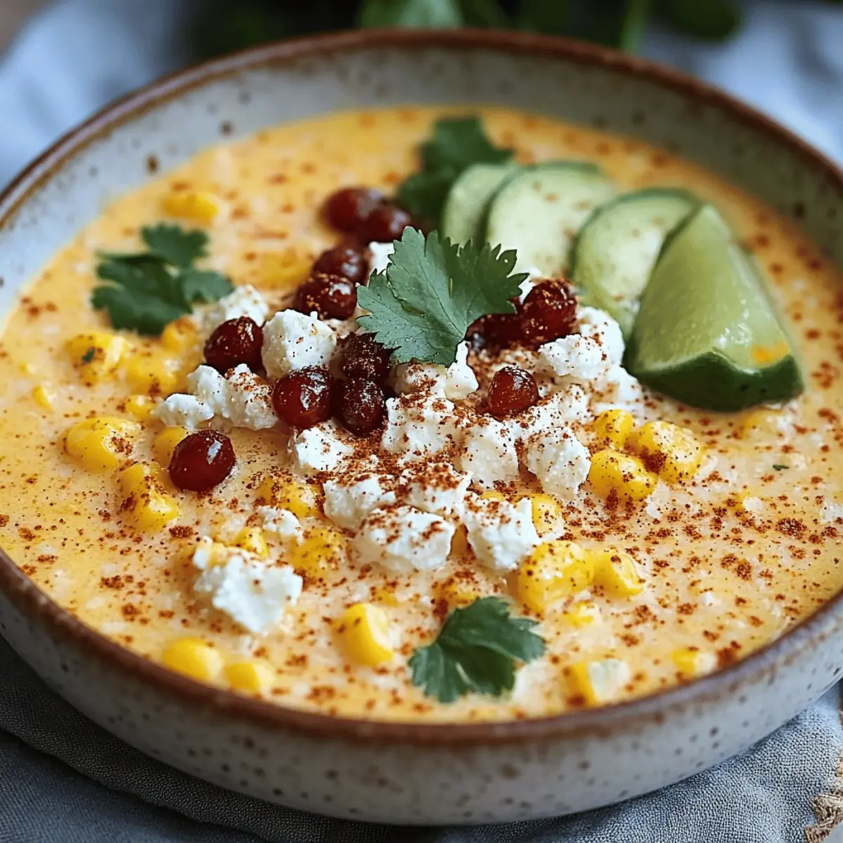 Mexican Street Corn Soup