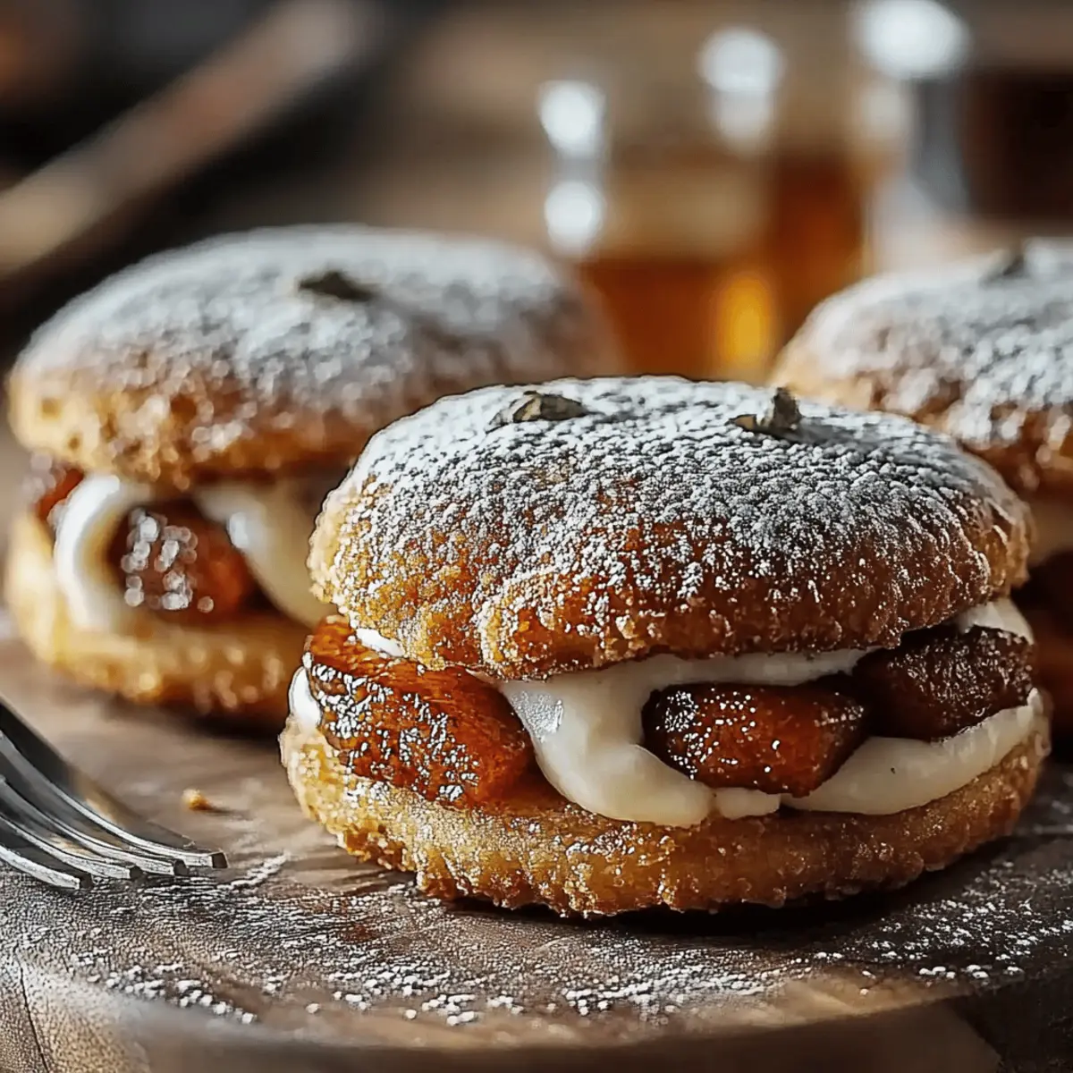 Apple Cider Whoopie Pie Cookies with Caramel