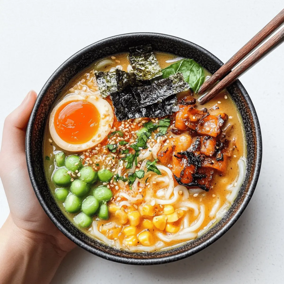 Healthy Miso Ramen with Chicken