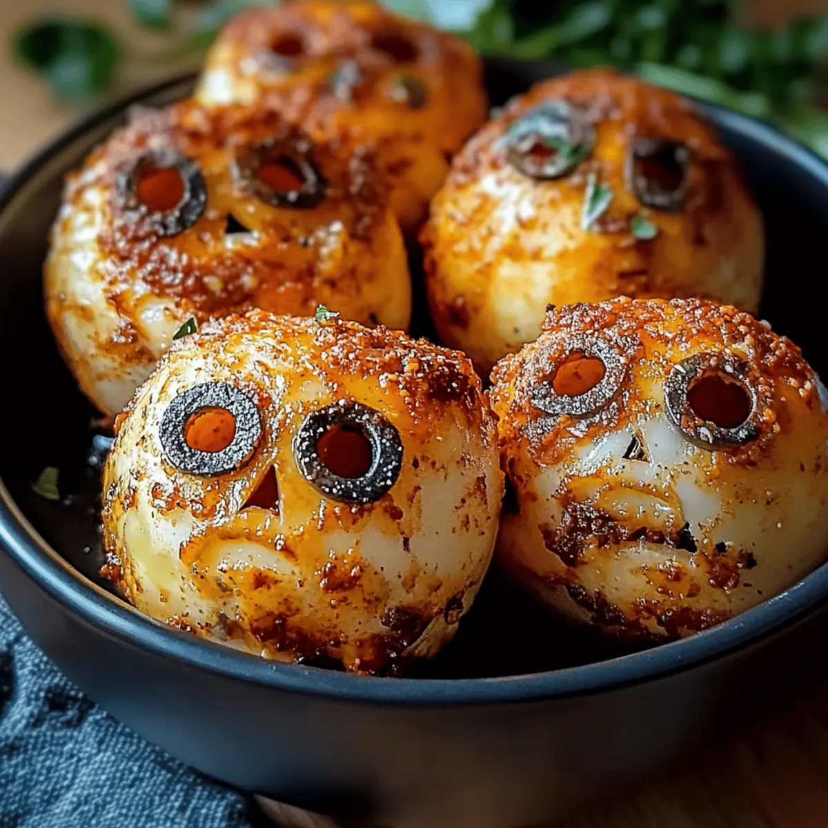 Spooky Skull Potatoes