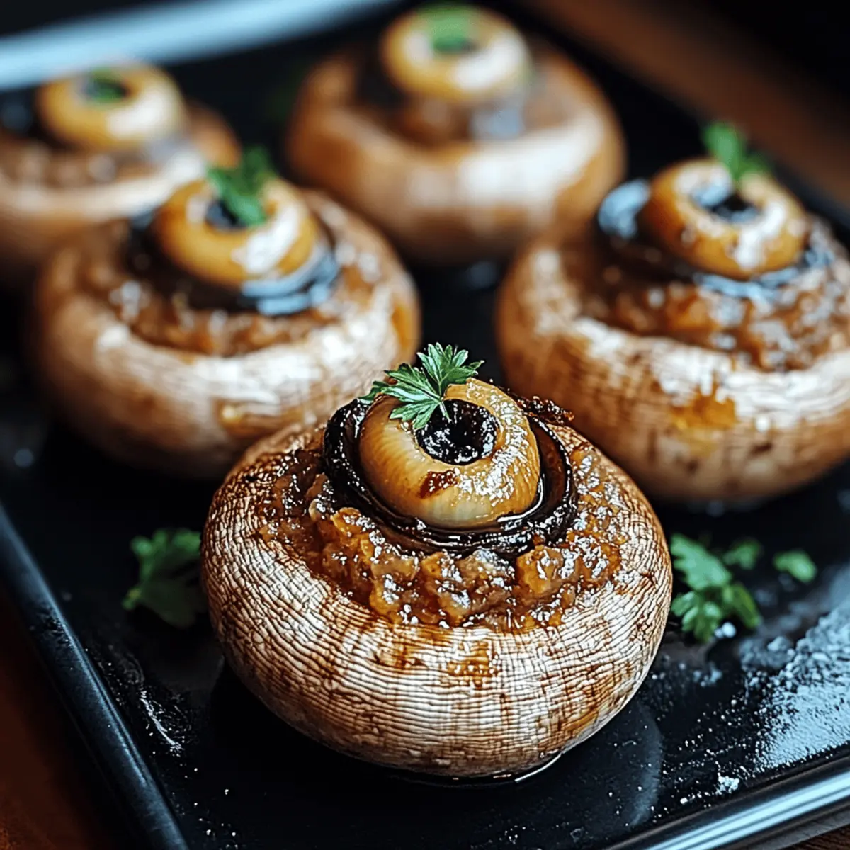 Stuffed Mushroom Eyeballs