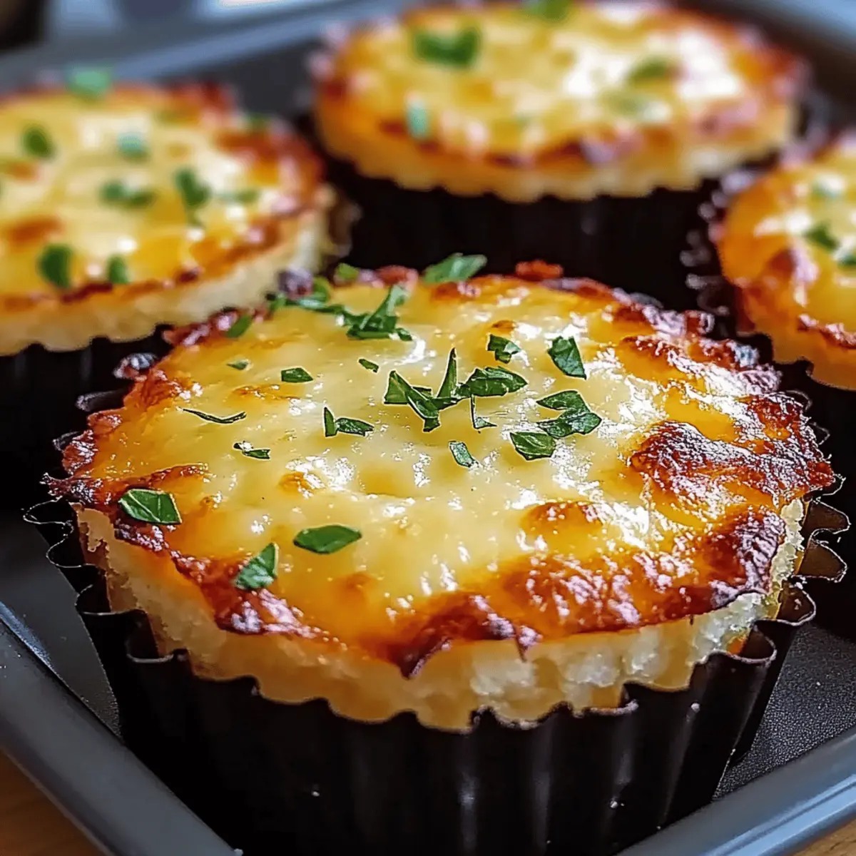 Cheesy Mashed Potato Muffins