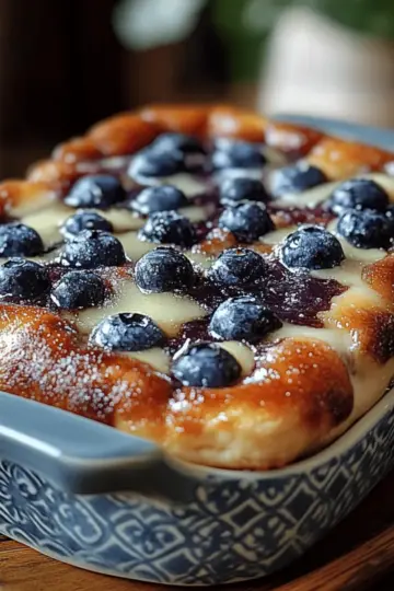 Blueberry Buttermilk Pancake Casserole