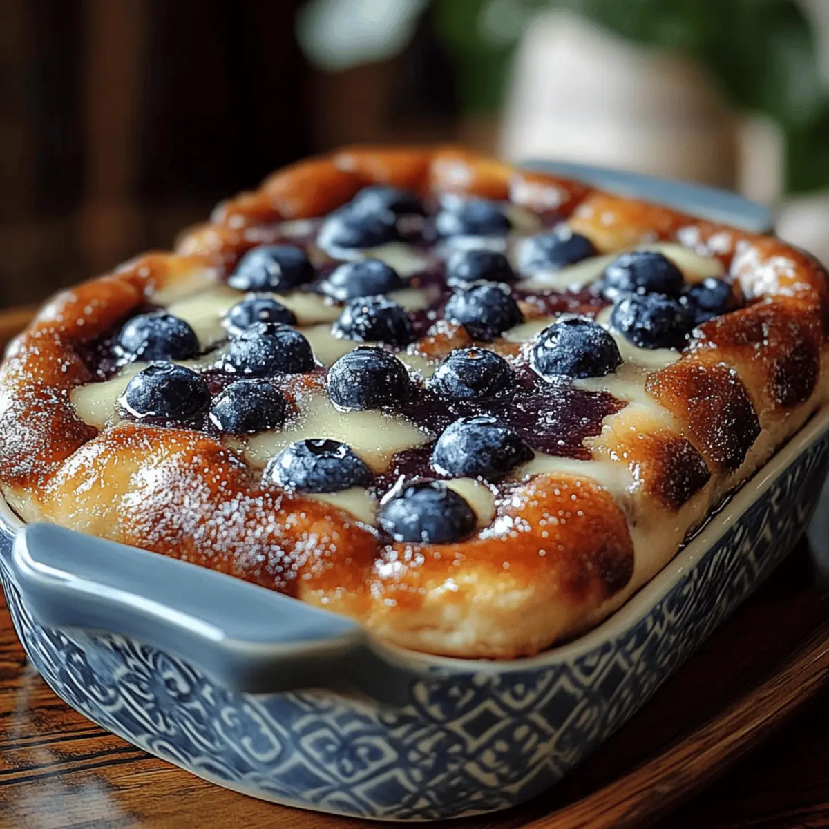 Blueberry Buttermilk Pancake Casserole