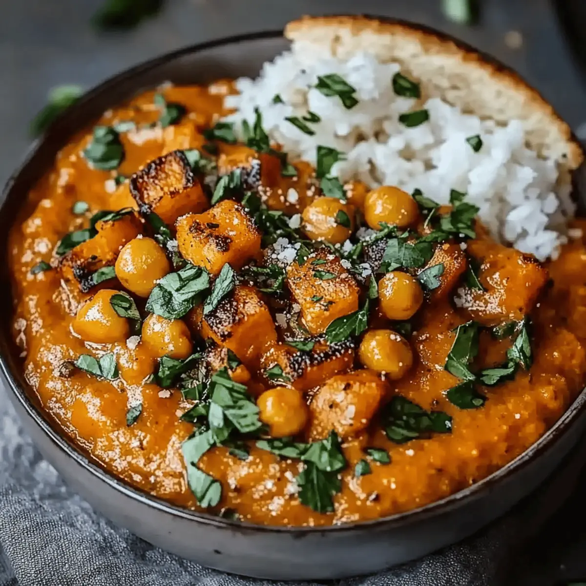 Sweet Potato and Chickpea Curry