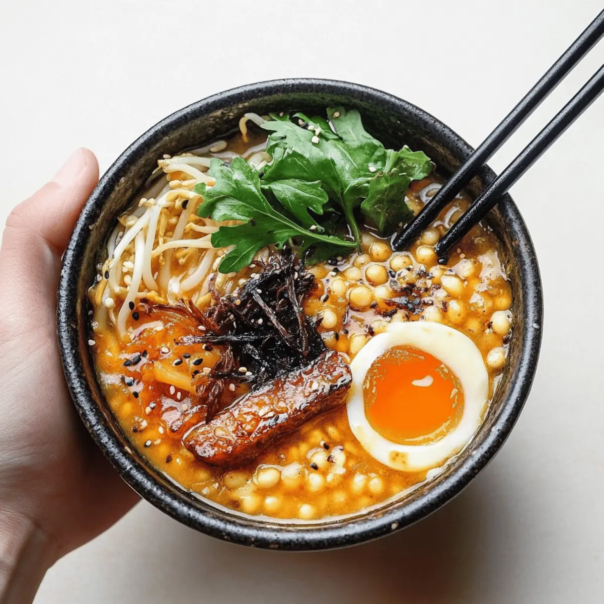 Healthy Miso Ramen with Chicken