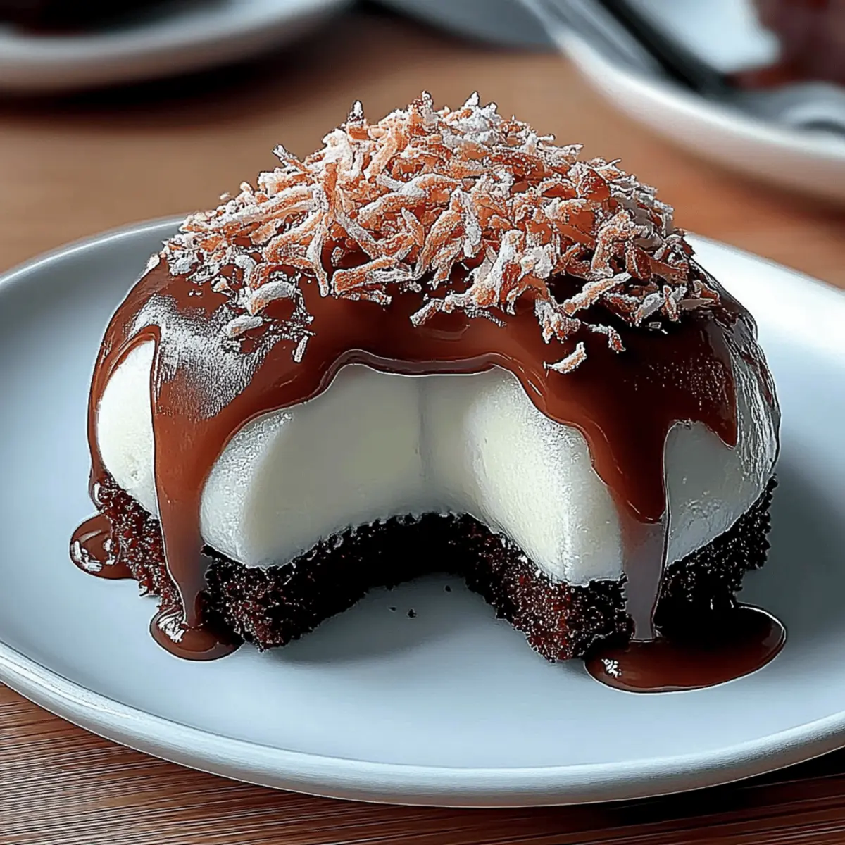 Coconut Chocolate Dome