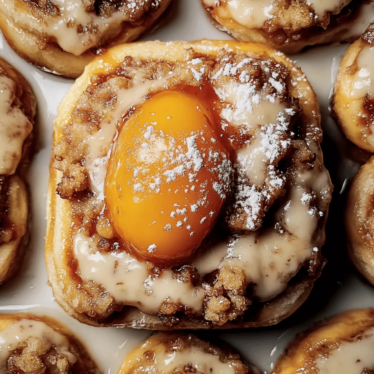 Peach Cobbler Cinnamon Rolls