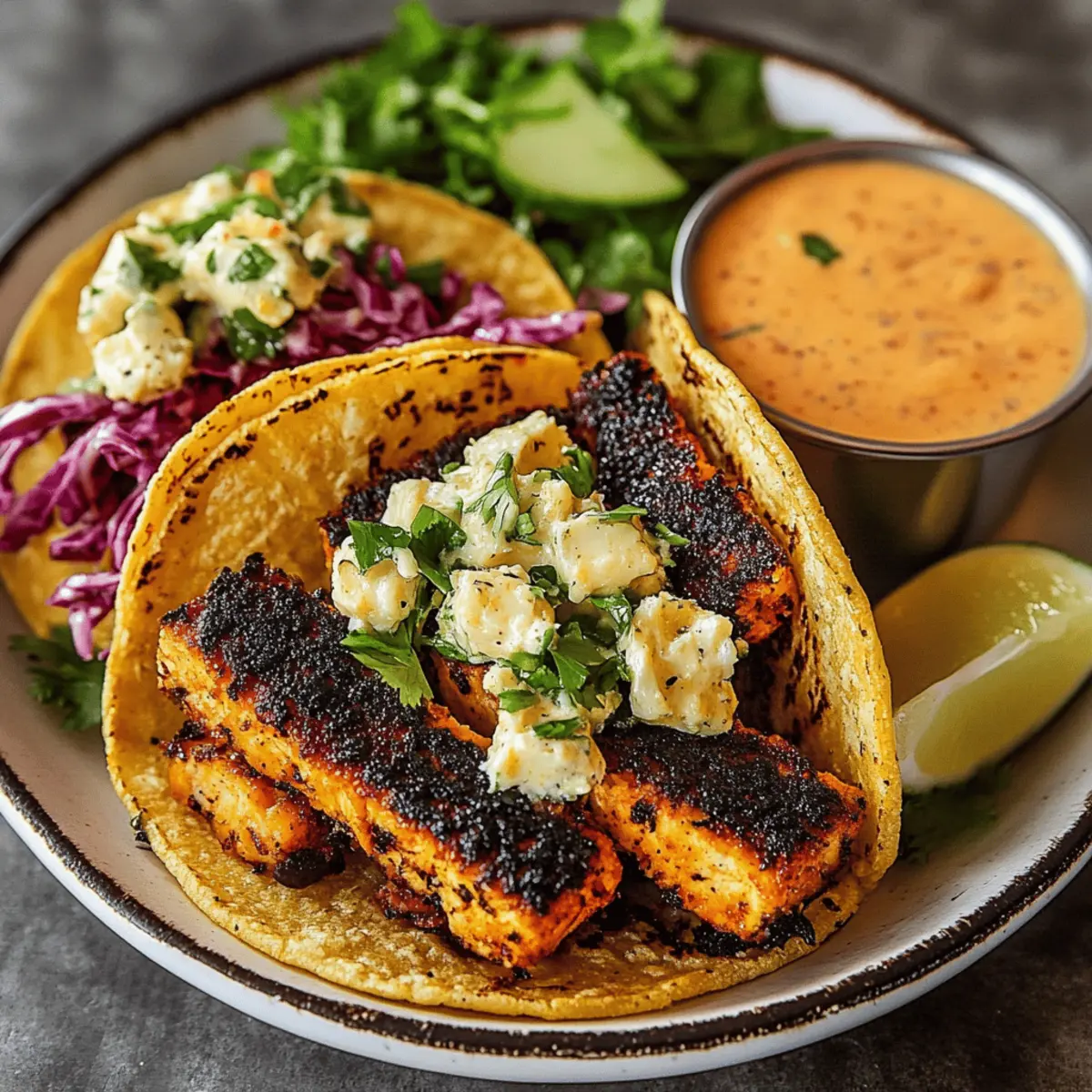 Blackened Fish Tacos