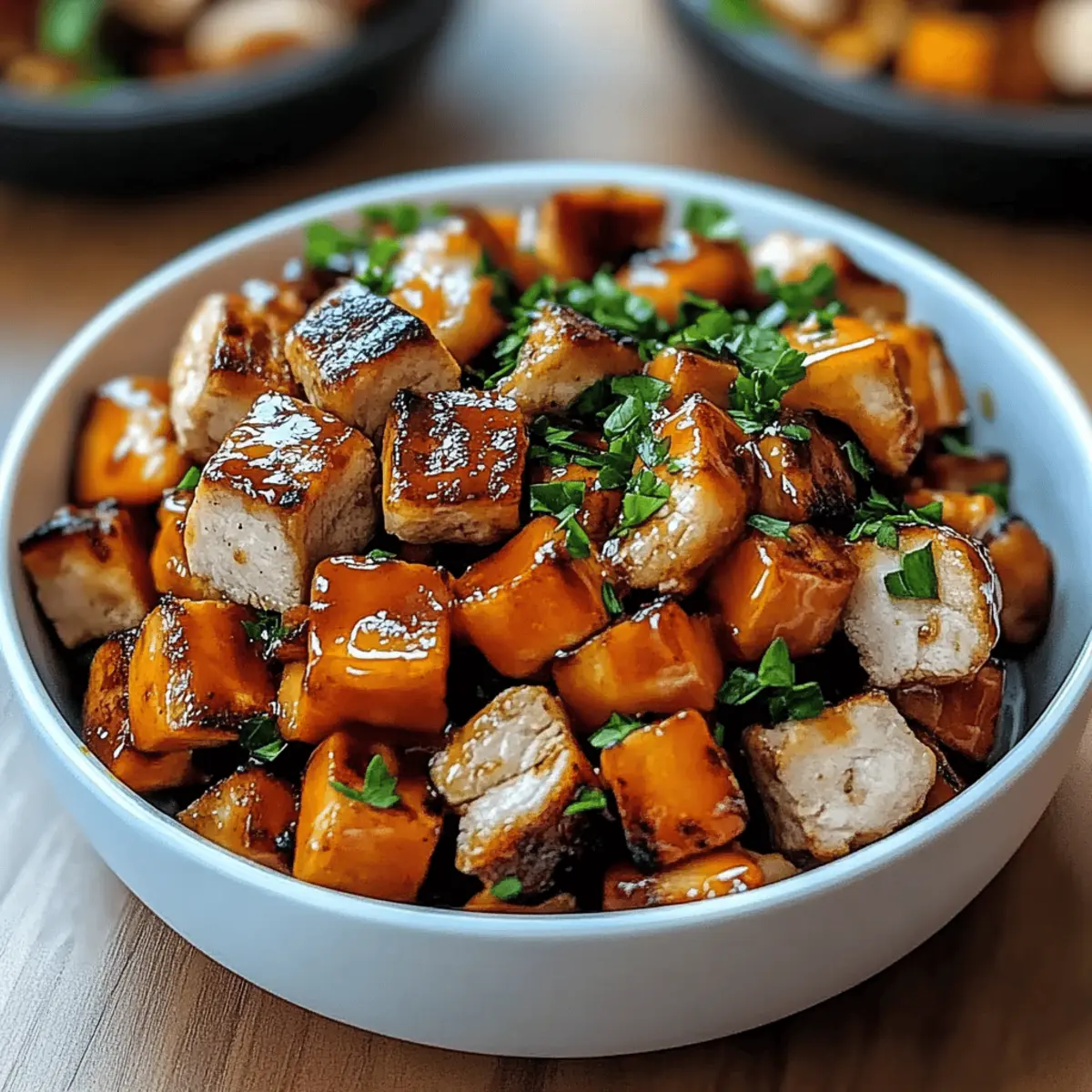 BBQ Chicken Sweet Potato Bowl