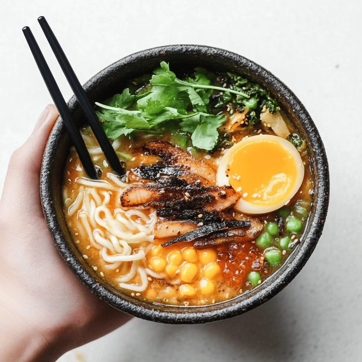Healthy Miso Ramen with Chicken