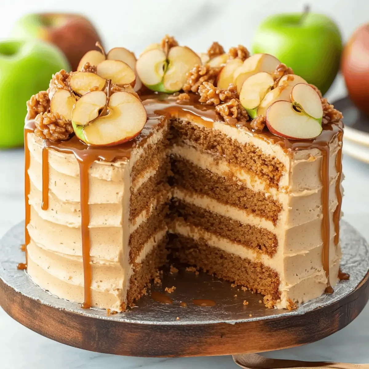 Caramel Apple Spice Cake