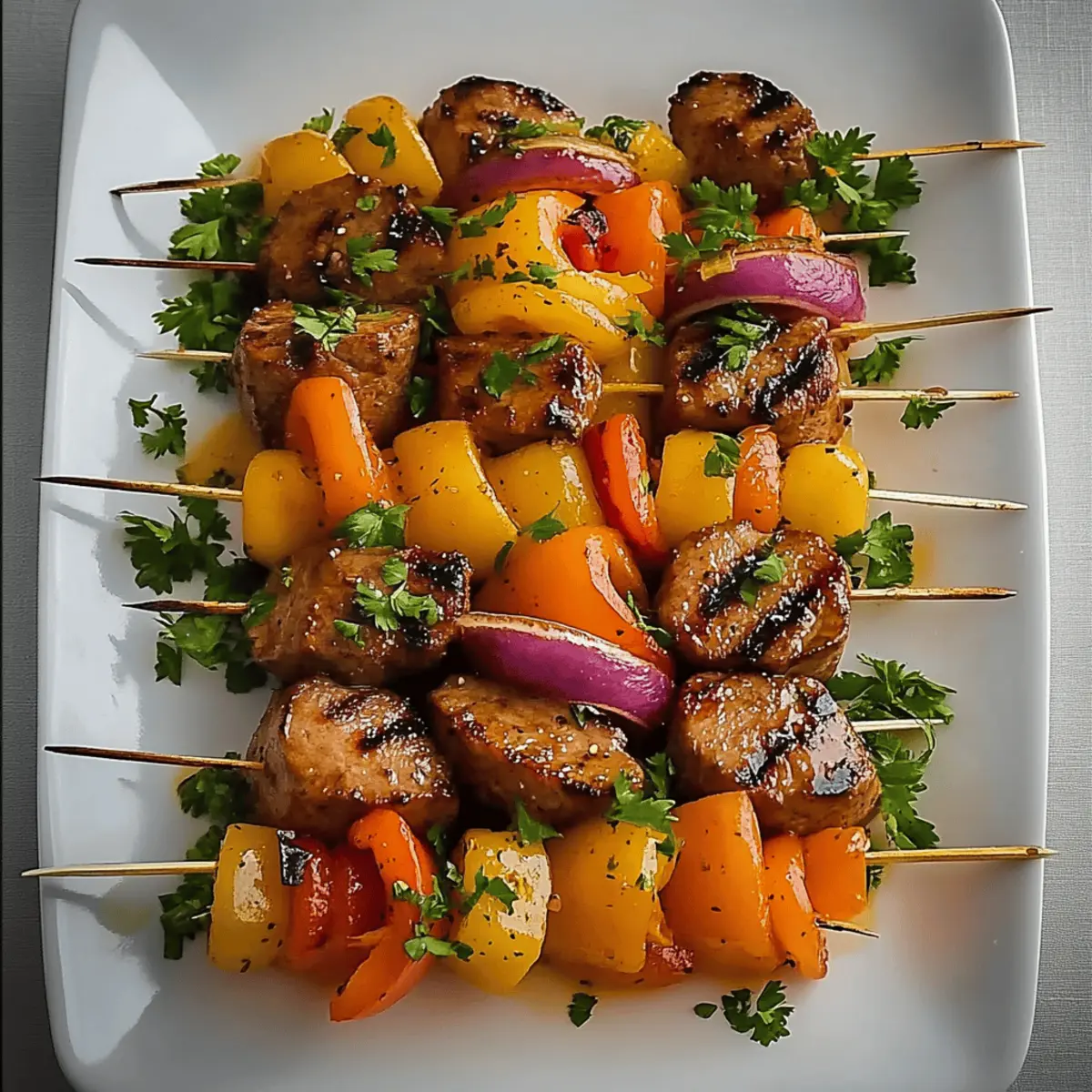 Fajita Steak Kabobs