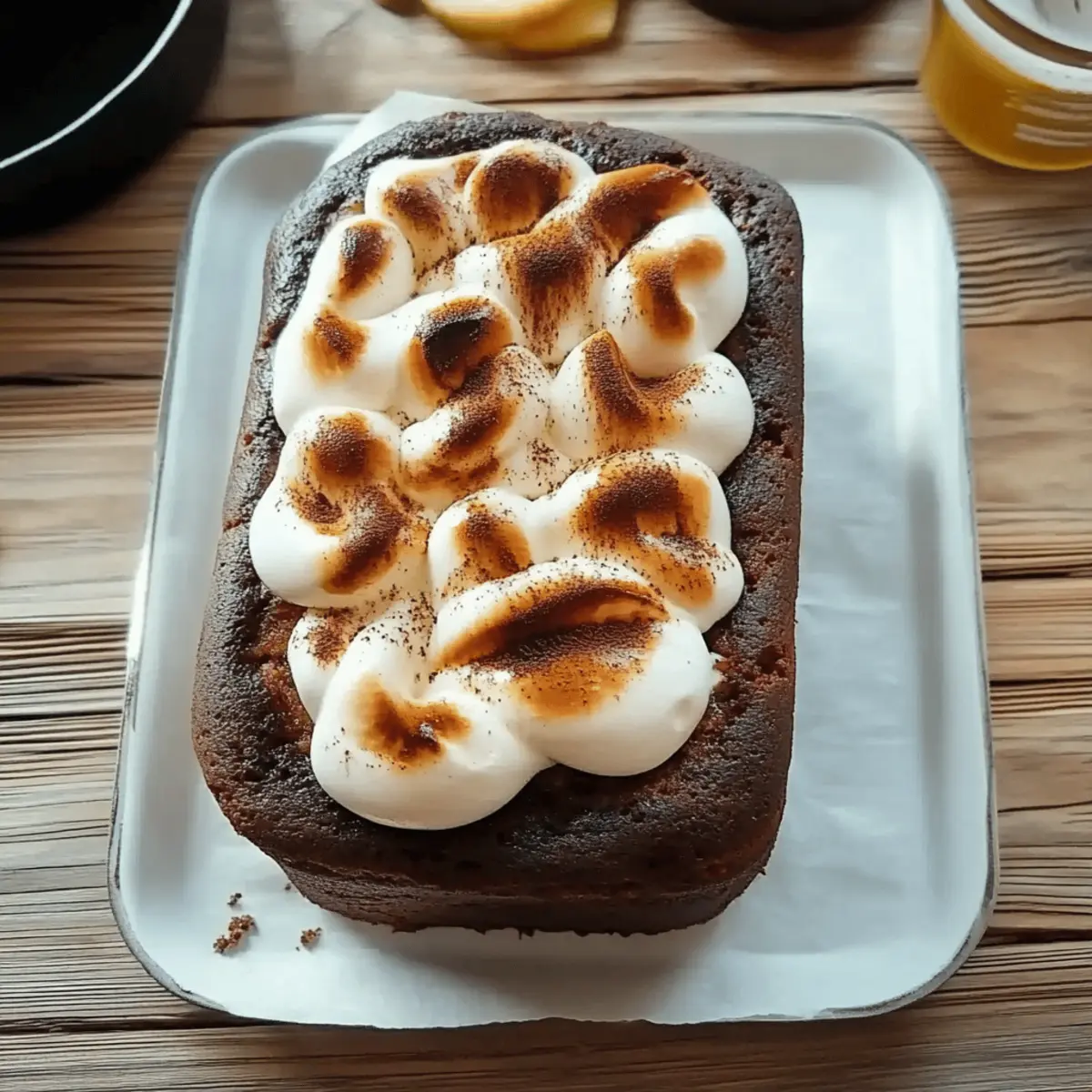 S’mores Loaf Cake
