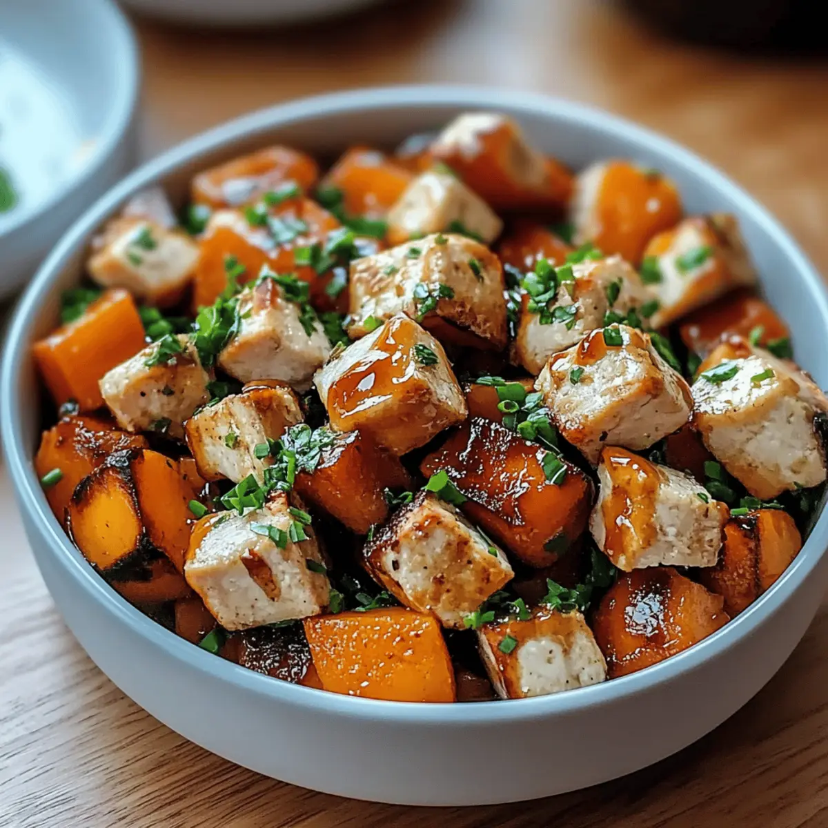 BBQ Chicken Sweet Potato Bowl