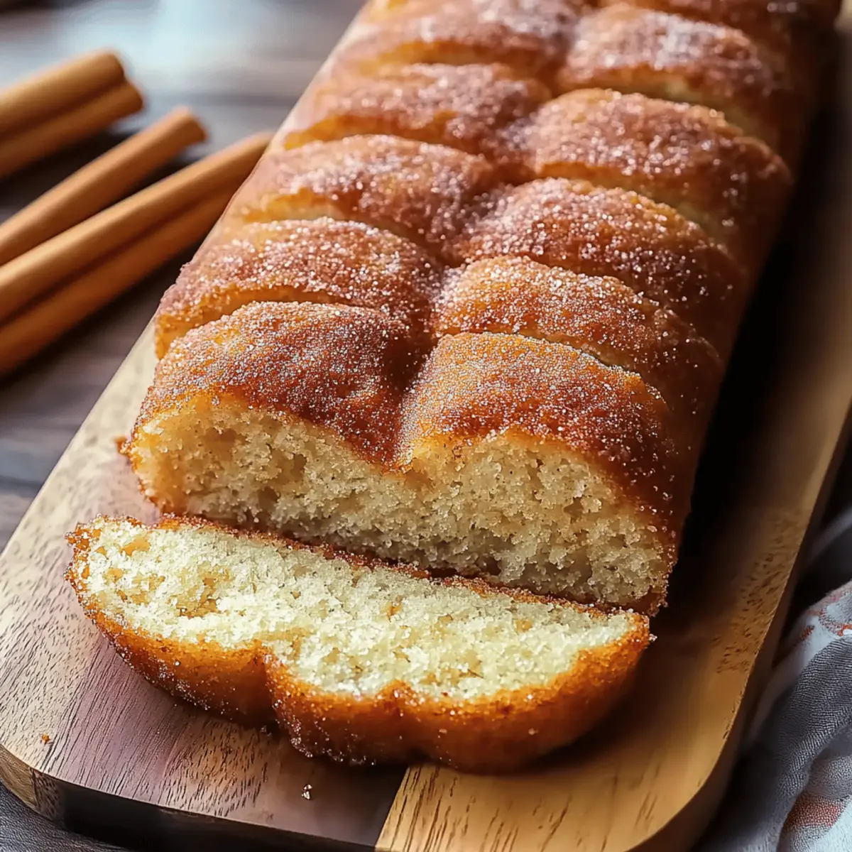 Cinnamon Sugar Donut Bread