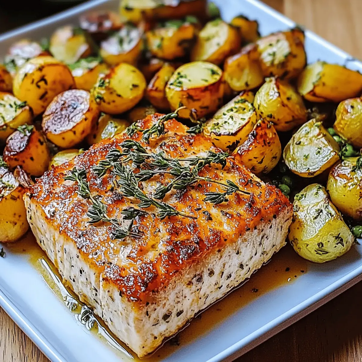 Sheetpan Salmon and Potatoes With Veggies