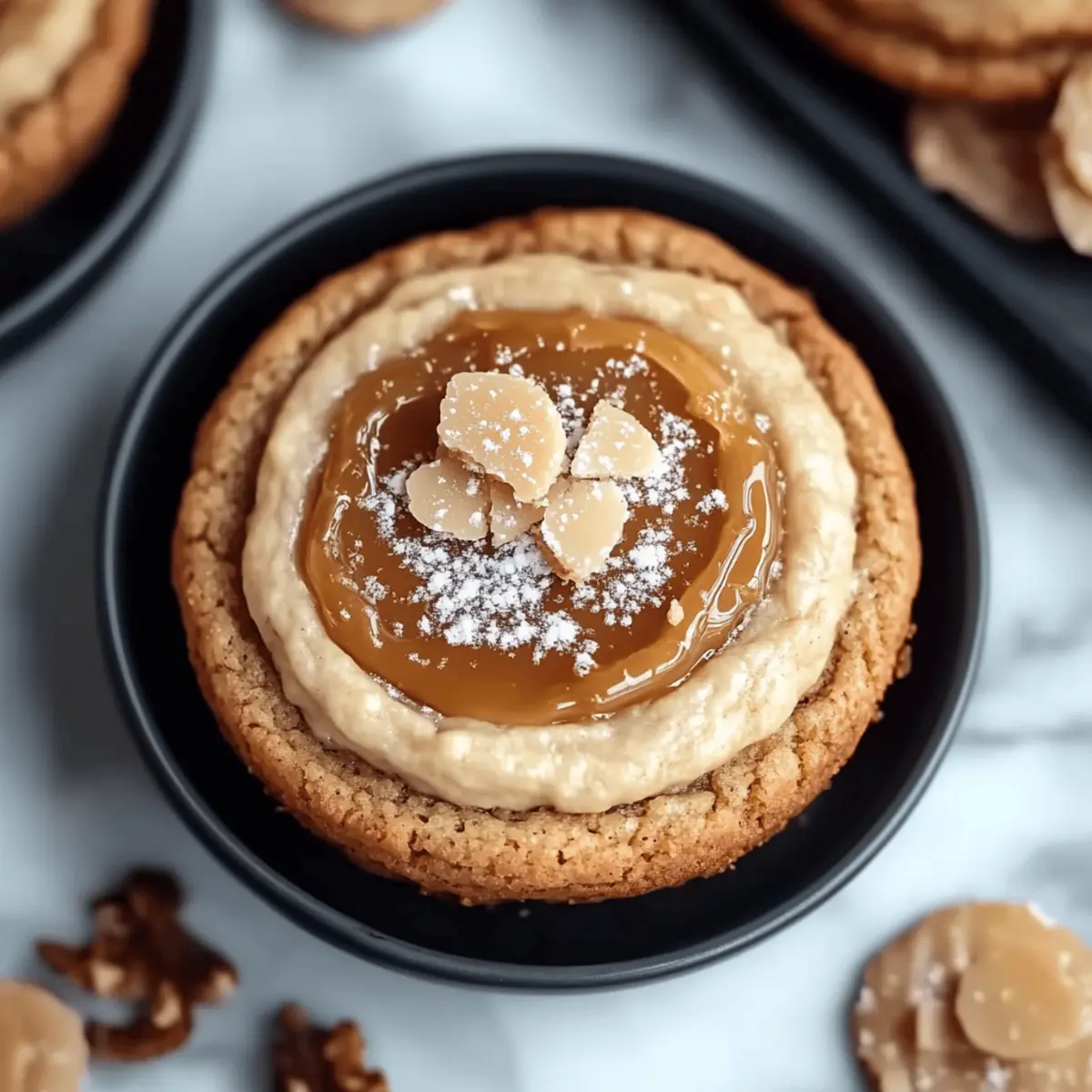 Salted Caramel Cheesecake Cookies