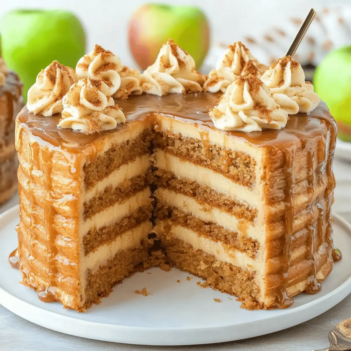 Caramel Apple Spice Cake