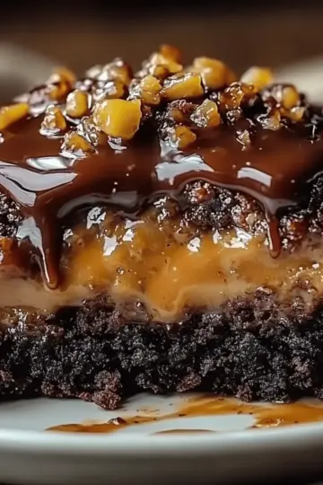 Chocolate Caramel Dump Cake