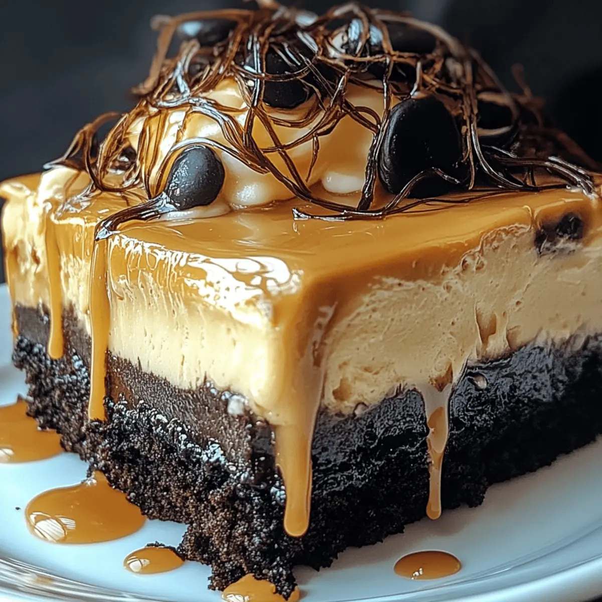 Milky Way Caramel Cheesecake Brownies