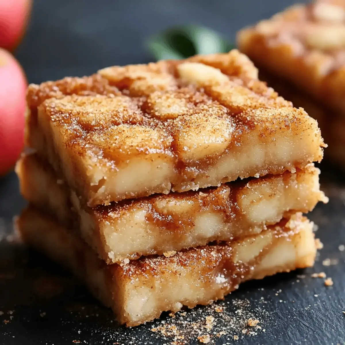 Apple Snickerdoodle Bars