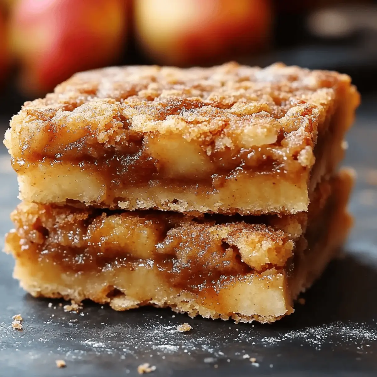 Apple Snickerdoodle Bars