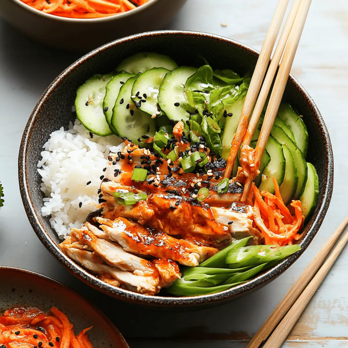Chicken Bulgogi Bowls with Gochujang Spicy Mayo