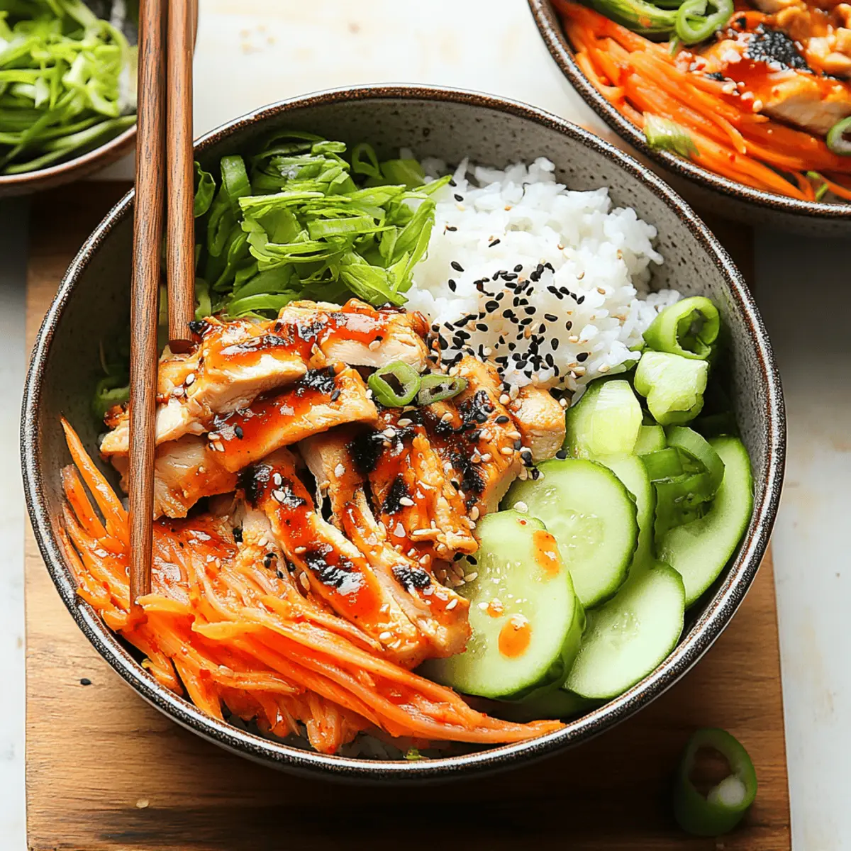 Chicken Bulgogi Bowls with Gochujang Spicy Mayo