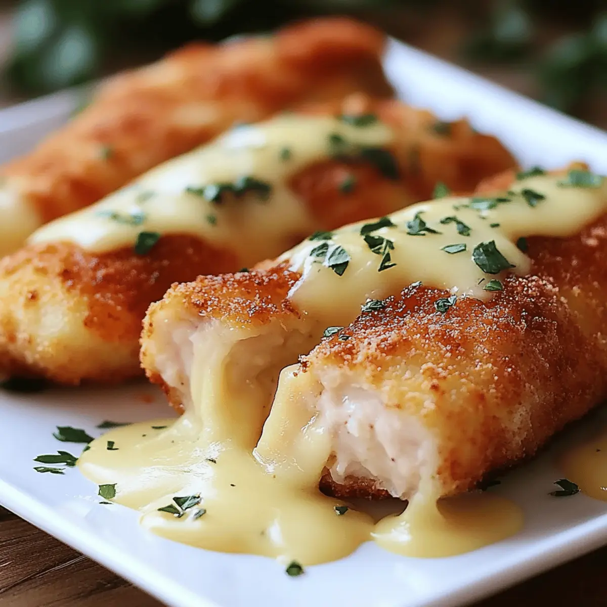 Chicken Cordon Bleu with Swiss Cheese