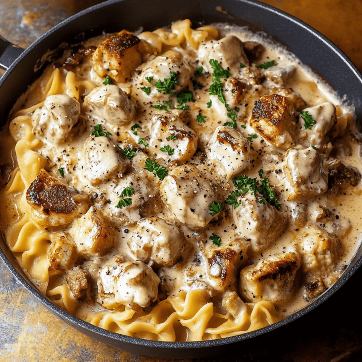 Chicken Stroganoff