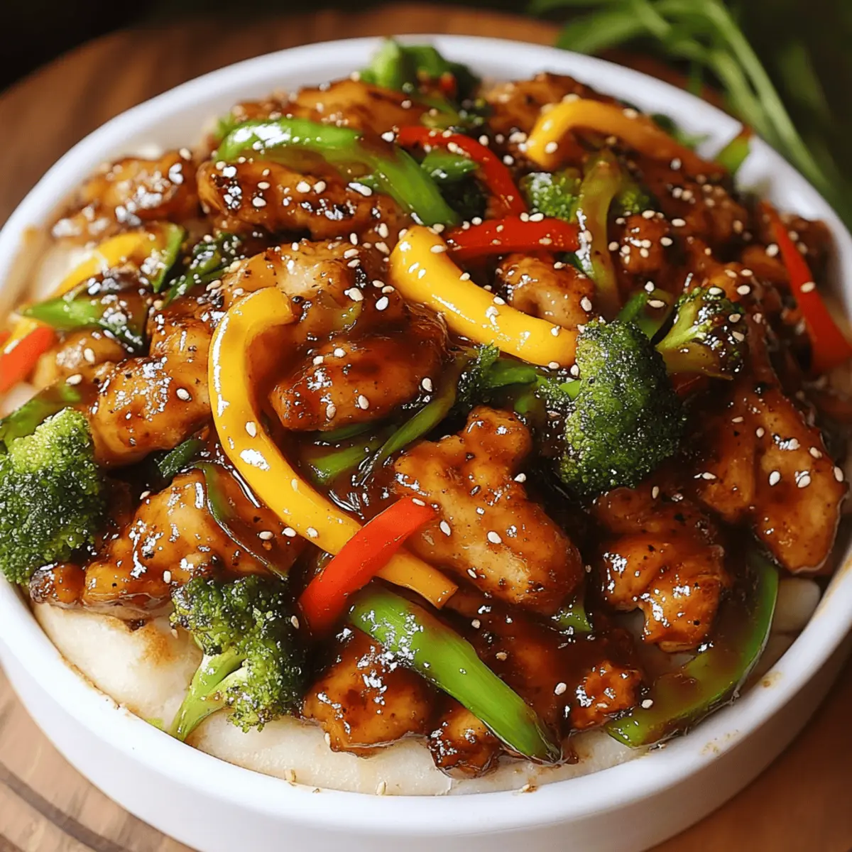 Chicken with Mixed Vegetable Stir Fry