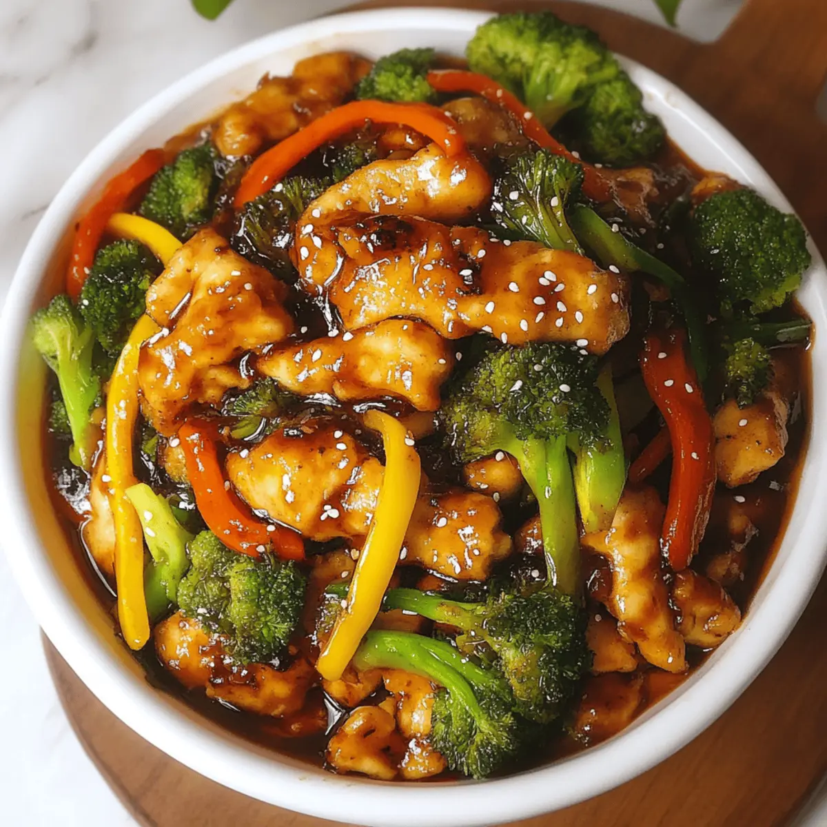 Chicken with Mixed Vegetable Stir Fry