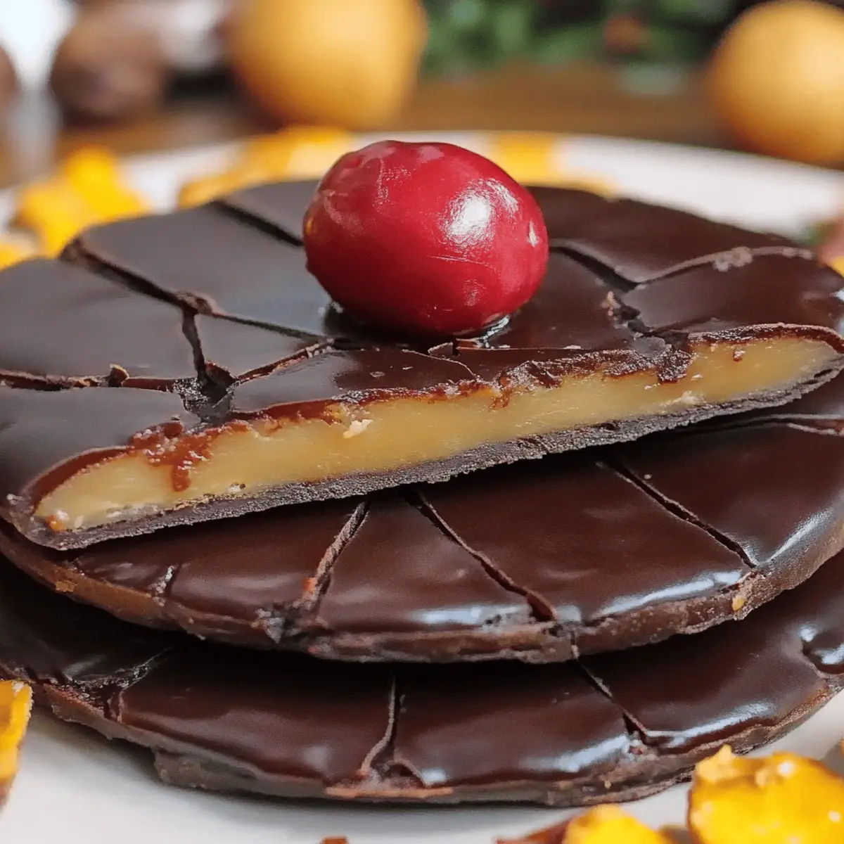 Chocolate Covered Cranberry Sauce