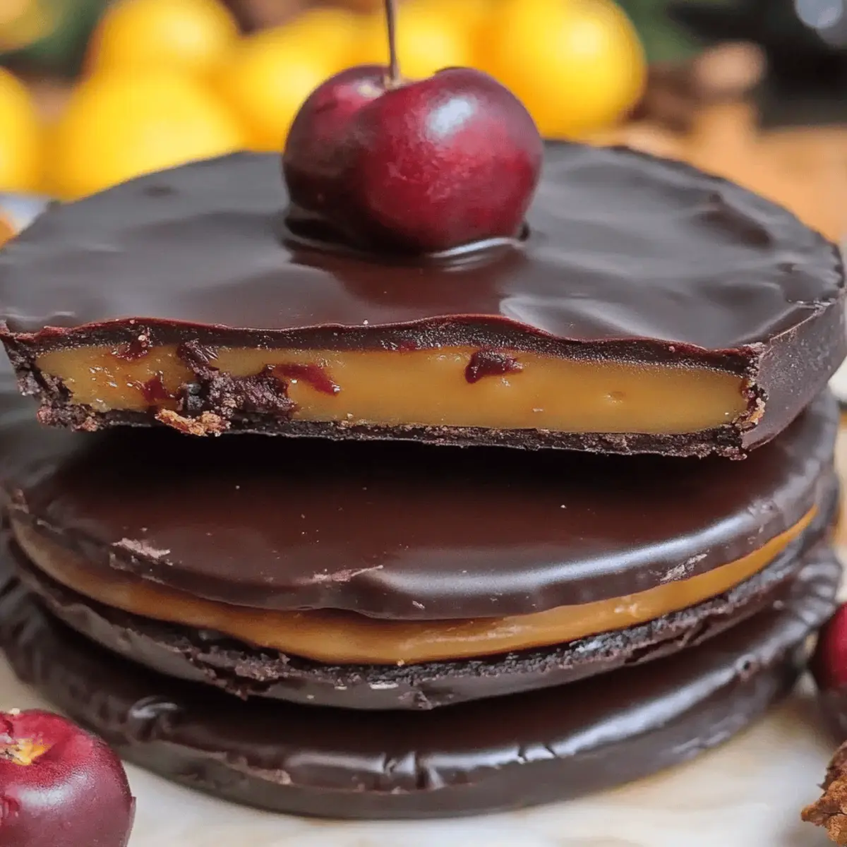 Chocolate Covered Cranberry Sauce