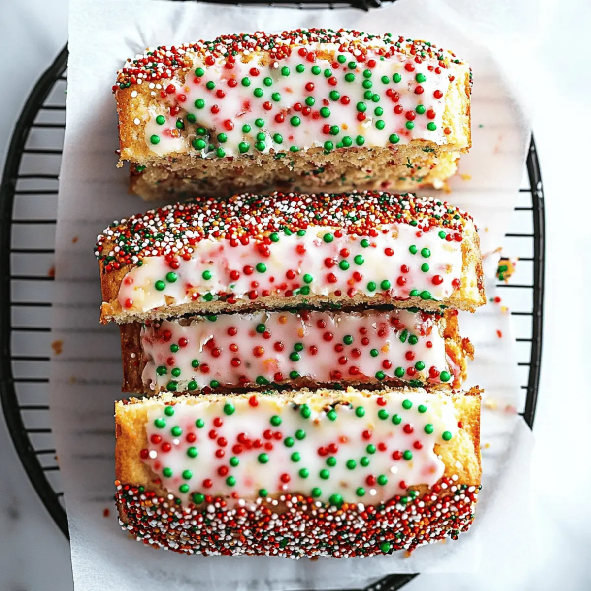Christmas Sprinkle Buttermilk Bread
