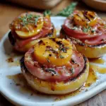 Grilled Apples with Prosciutto and Honey