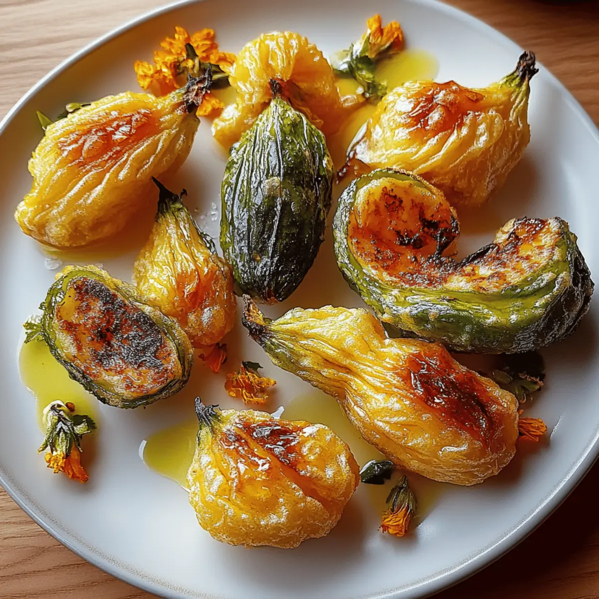 Healthy Pumpkin Blossoms