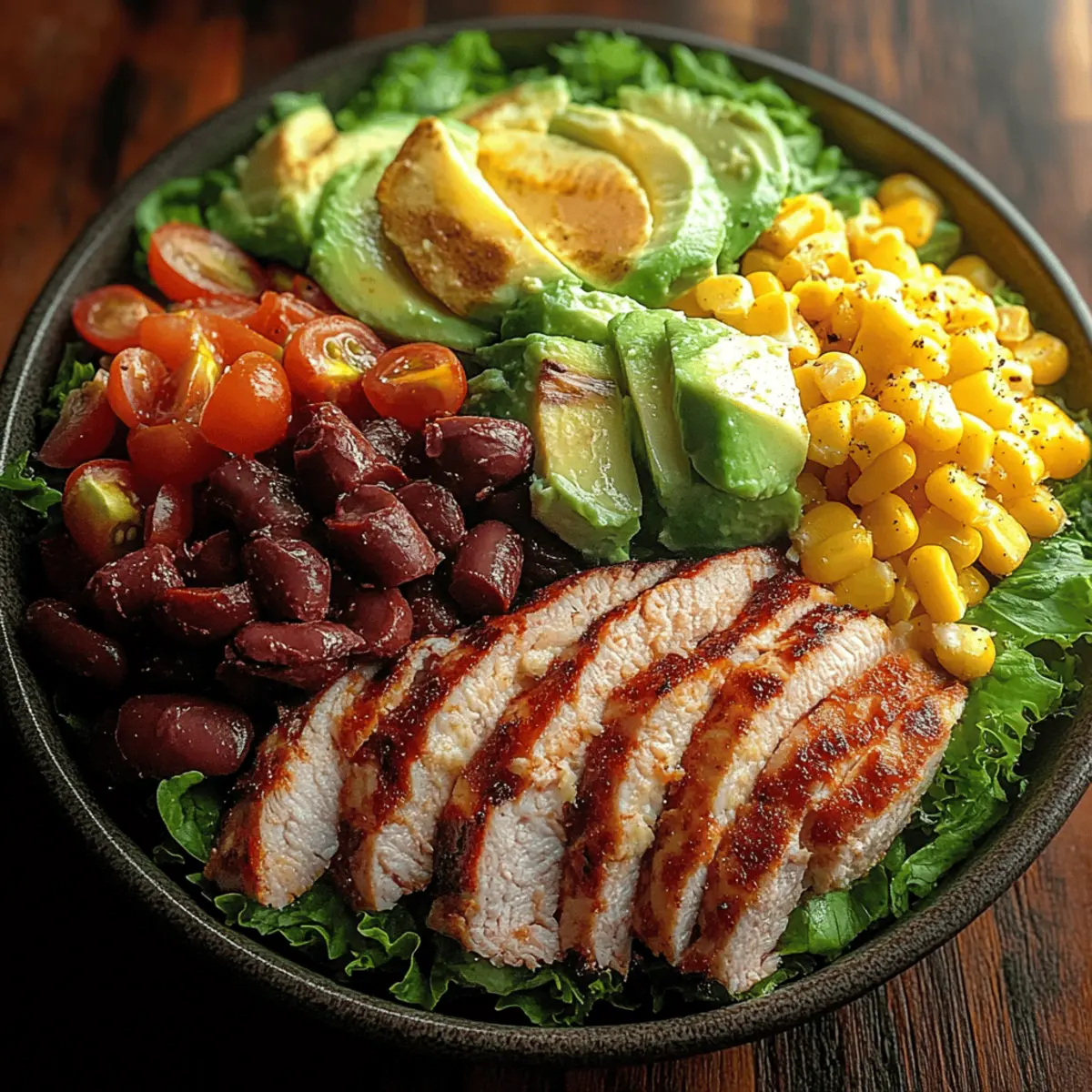 High Protein Southwest Chicken Salad