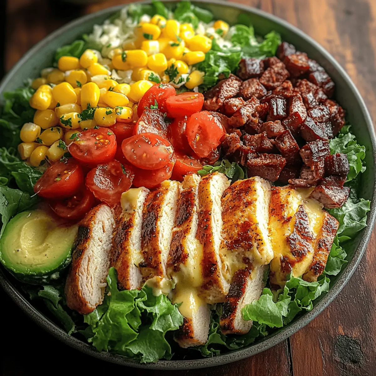High Protein Southwest Chicken Salad