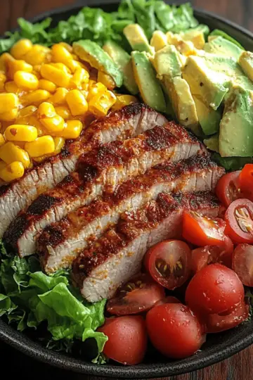 High Protein Southwest Chicken Salad