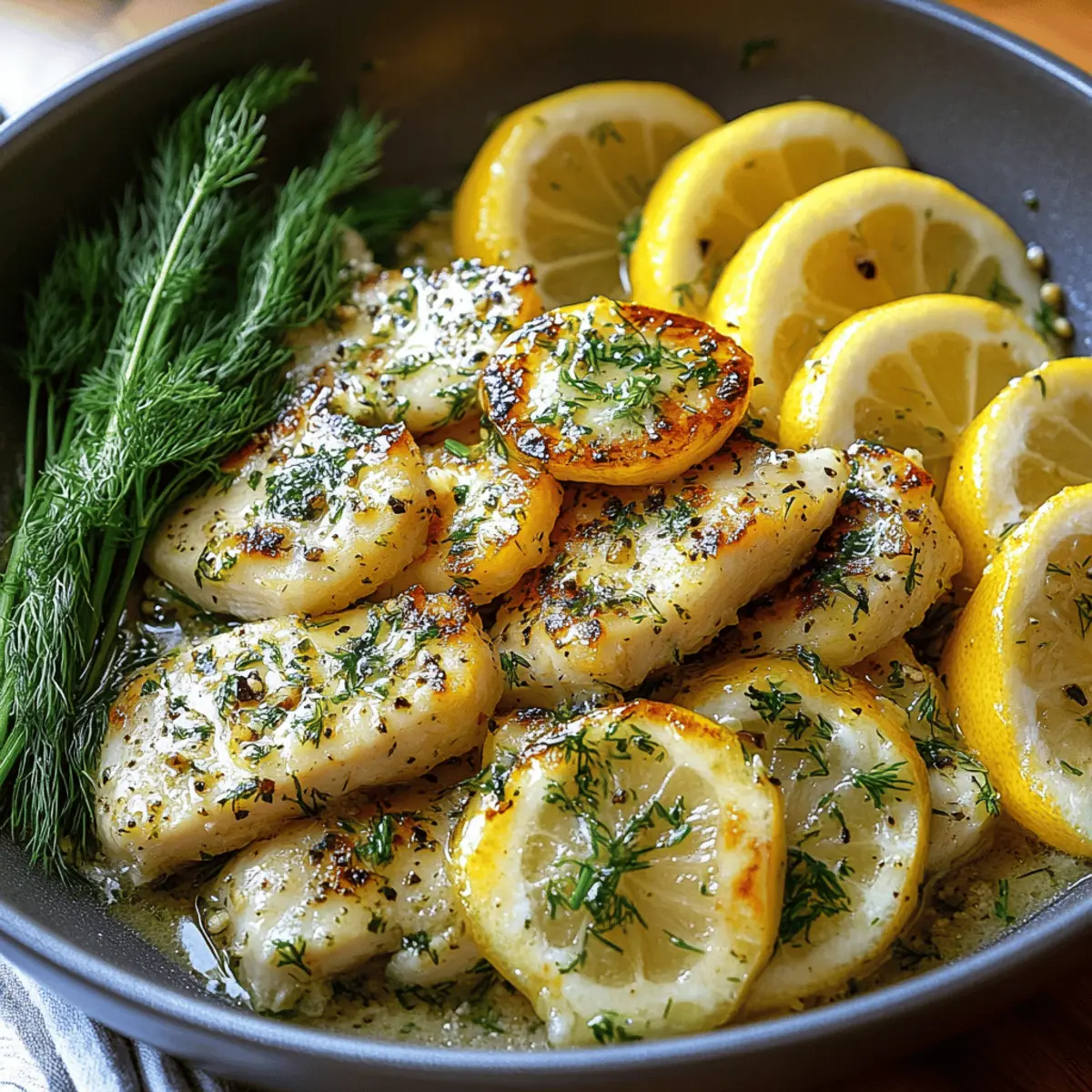 Lemon and Dill Butter Garlic