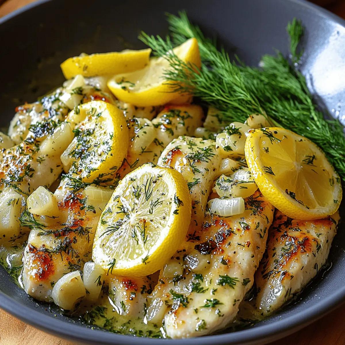 Lemon and Dill Butter Garlic