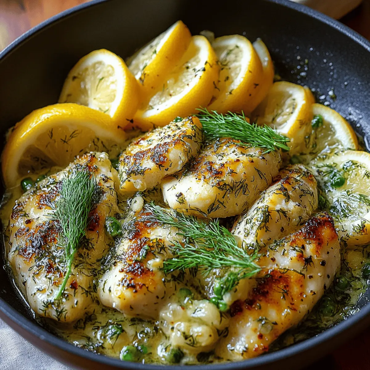 Lemon and Dill Butter Garlic
