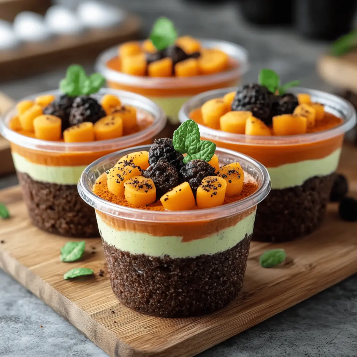 Pumpkin Patch Dirt Cups