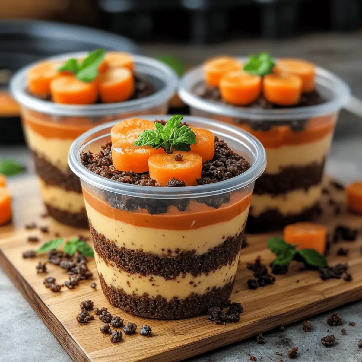 Pumpkin Patch Dirt Cups
