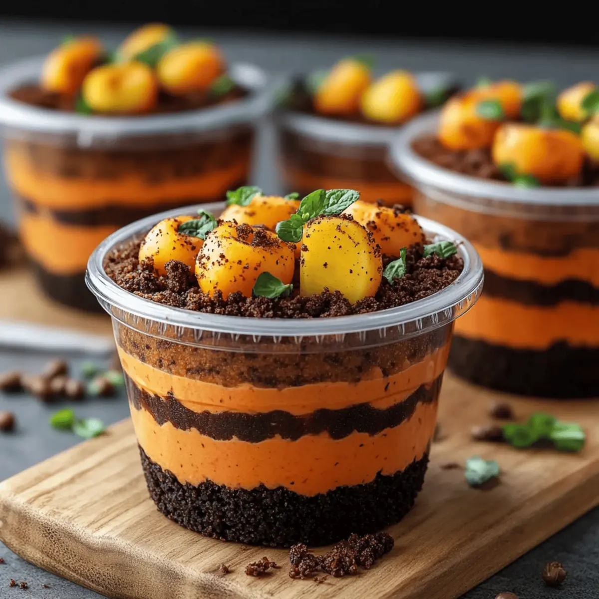 Pumpkin Patch Dirt Cups