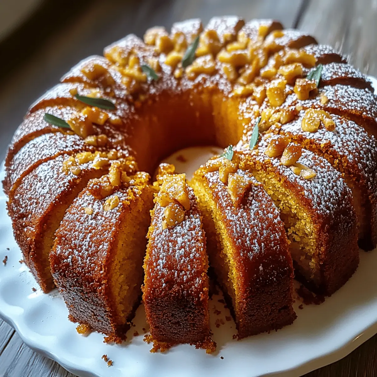 Pumpkin Rum Cake