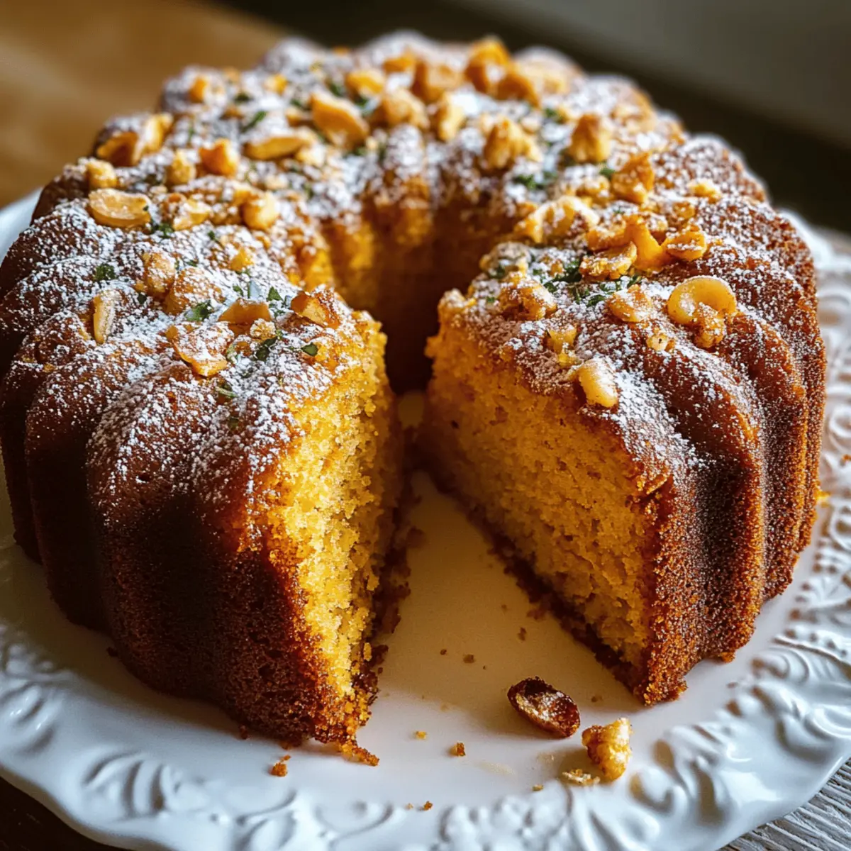 Pumpkin Rum Cake