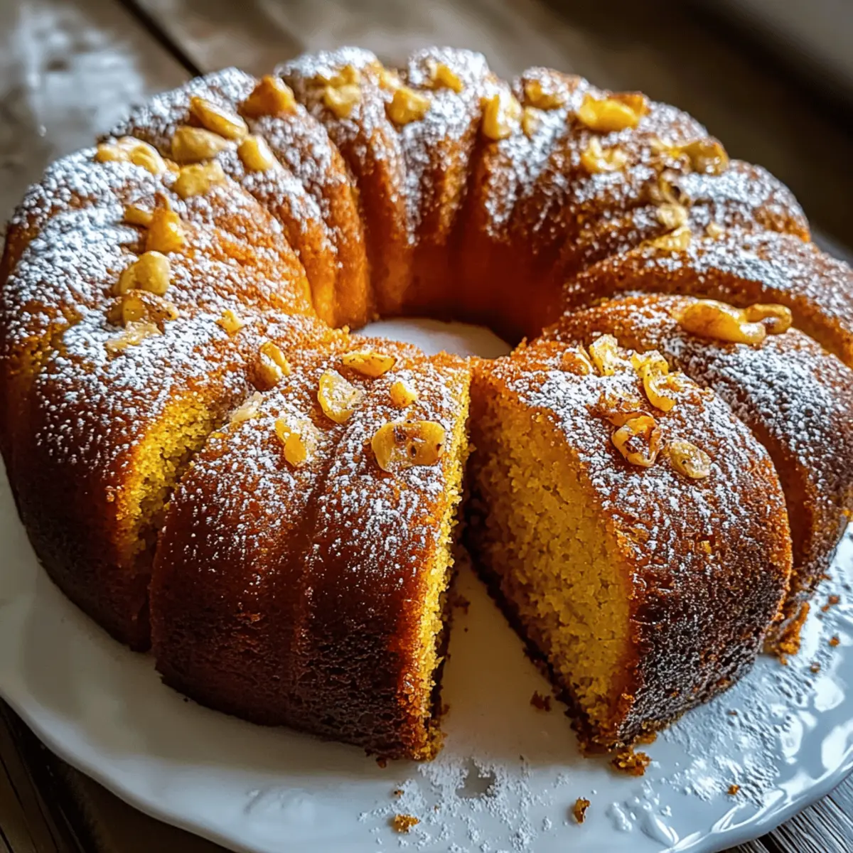 Pumpkin Rum Cake